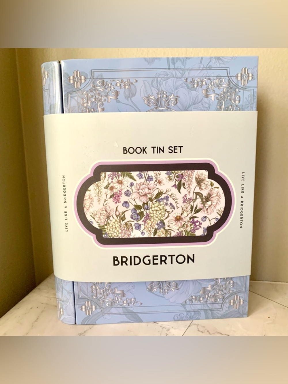 Bridgerton, 4 Piece Set with Socks, Bookmark, and Scrunchies,